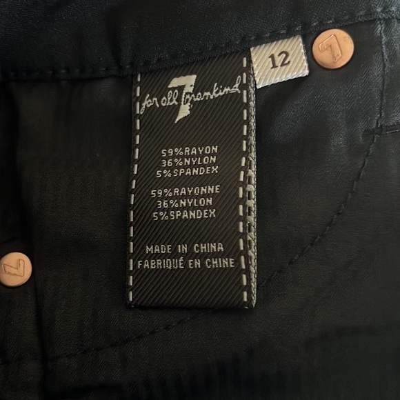 NWT 7 For All Mankind “The Skinny” girls size 12 - Picture 7 of 7